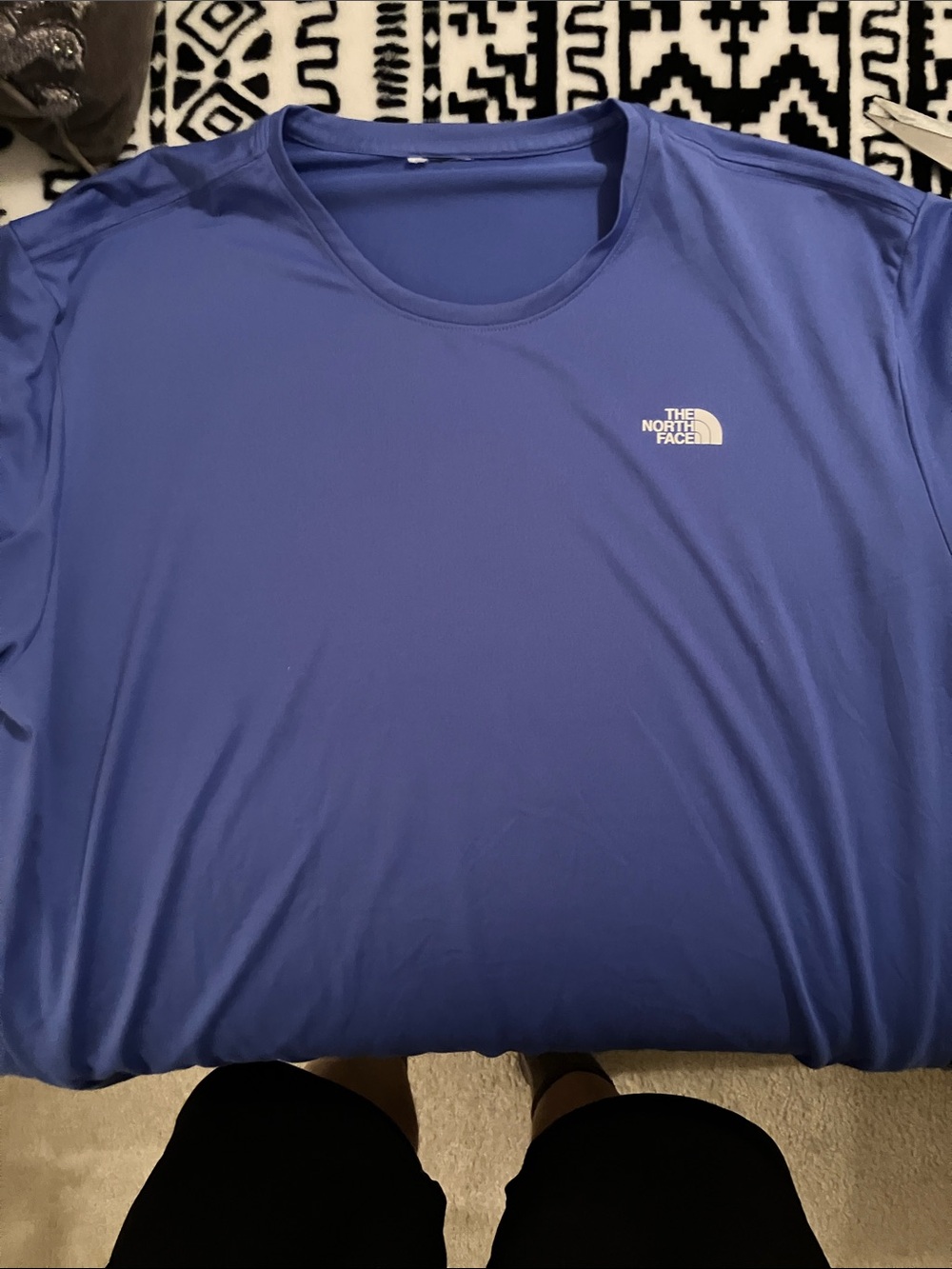 The North Face women’s Short-Sleeve Crew Tee in Periwinkle Blue